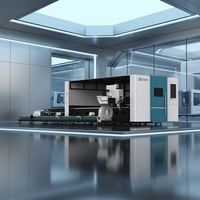 Machine de découpe laser à fibre haute puissance 15 kW 20 kW 30 kW LX3015PHOT avec table entièrement couverte et interchangeable pour tôles et tubes métalliques