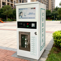 Máquina Expendedora de Agua Comercial de Alta Capacidad con Sistema de Filtración por Ósmosis Inversa, Dispensador Automático de Agua Potable para Suministro Público