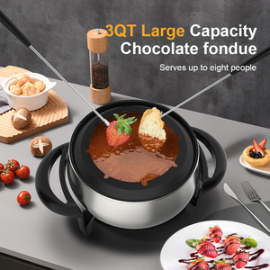 Bonne qualité pour la <span class=keywords><strong>viande</strong></span> chocolat fromage bouillon d'huile chaude <span class=keywords><strong>fondue</strong></span> hot pot 8 fourchettes à <span class=keywords><strong>fondue</strong></span> ensemble de <span class=keywords><strong>fondue</strong></span> portable compact - Product Image 2