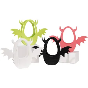 Halloween Klein Monster Opvouwbare Bloemstuk Box Bloem Draagtas Voor Bloemist Materialen Gebruik