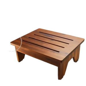 Marchepied en bois Craftsman's Honor, 15,75 x 12,5 pouces, antidérapant, en bois d'acacia, pour enfants et adultes - Product Image 4