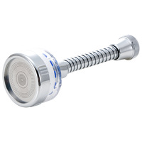 Pulvérisateur de tête de robinet de cuisine avec filtre à eau, Booster anti-éclaboussures économiseur d'eau robinet rotatif 360 aérateur pour robinet d'évier
