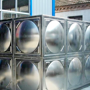 Réservoir d'eau en acier inoxydable de grande capacité, réservoir d'eau galvanisé à chaud, réservoir d'eau en acier inoxydable 304 de qualité industrielle, sur mesure - Product Image 3