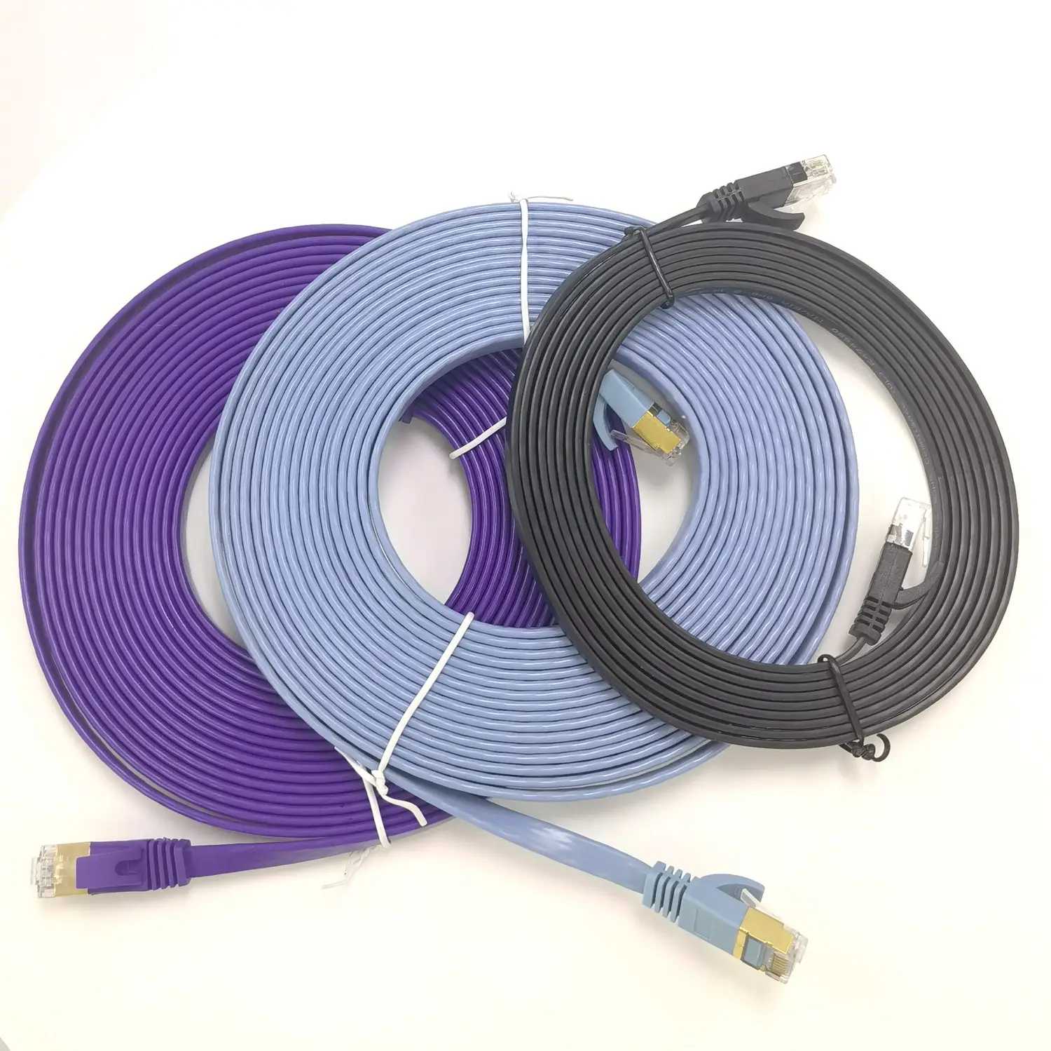 Hot sell Best Price Flat Cat5e Cat6 28AWG 30AWG RJ45 UTP Patch Cord Elevator Cable Ethernet Cable Manufacturer FX-CT11-C6-UTP-5M