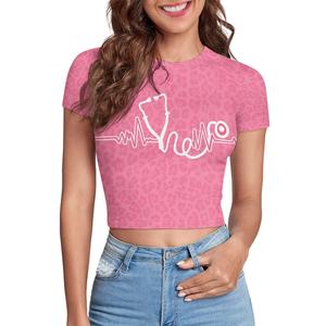 Conception unique infirmière médicale femmes T-shirts d'été T-shirts personnalisés pour les femmes Spencer respirant vente directe d'usine - Product Image 1