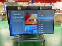 TV Android Smart Layar Lengkung 50 55 65 Inci, Opsional 4K, Grosir Langsung Pabrik, Televisi LED untuk Penggunaan Rumah, Hotel, dan Komersial