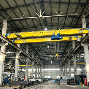 Customized 10 Ton Concrete Pillar Fixed ABM Motor Driven Single Girder Overhead Bridge Crane - Product Image 1