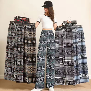 Casual Women Pants High Waist Wide Leg Pants Female Straight Long Pants <b>Trousers</b> Office Lady Casual Drawstring Long <b>Trousers</b> - Product Image 1