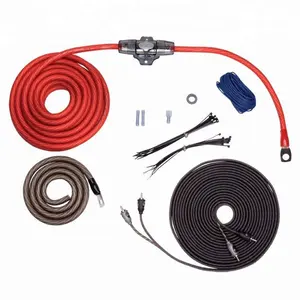 Kit completo de cableado para instalación de amplificador Calibre 4 1250W Instalación de cables y kits de cableado