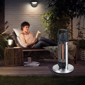 700W <strong>Portable</strong> Room <strong>Electric</strong> <strong>Heater</strong> for Homes Carbon Fibre Standing Outdoor <strong>Heater</strong> - Product Image 1