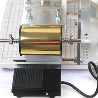 Machine de marquage à chaud pneumatique 300W 500W, presse à chaud électrique semi-automatique pour gaufrage et dorure, idéale pour cuir, PVC et papiers