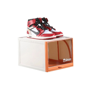 Top Quality Stackable Transparent Clear Plastic Shoe Container Plastic Shoes Collection Box