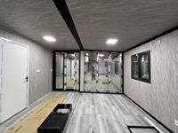 Maison conteneur de luxe extensible à prix d'usine, maison moderne en forme de A avec toit triangulaire, hôtel, complexe hôtelier, maison conteneur modulaire préfabriquée