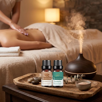 Ensemble d'huiles essentielles végétales 100% pures 10ml Huiles d'aromathérapie naturelles pour diffuseur Fabrication de savon Huile de massage Étiquette privée Vente en gros