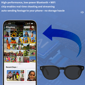 Óculos Inteligentes 4 em 1 com IA de Fábrica, Óculos com Câmera HD de 800W, Óculos com Gravação de Vídeo 1080P, Gafas Inteligentes - Product Image 5