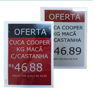 Etiqueta de Precio Digital Inteligente de 11.6 Pulgadas y 3 Colores con Sistema en la Nube para Supermercados, Etiqueta de Precio Electrónica para Centros Comerciales, Control de Precios, Reutilizable - Product Image 1