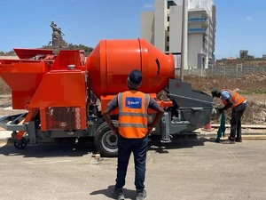 MINLE Marque C3 <span class=keywords><strong>Mini</strong></span> Pompe Mélangeuse à Béton Portable Pompe Mélangeuse à Béton Machine Diesel avec Haut Fonctionnement pour l'Industrie de la <span class=keywords><strong>Construction</strong></span> - Product Image 3