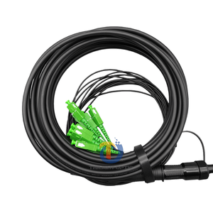 Mini SC MPO Zu 12 SC/APC Glasfaserkabel 5.0mm monomode LSZH Typ a 15 mètres pour centre de données FTTH FTTB 5G BBU RRU - Product Image 4