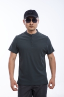 Kaus pria kasual taktis, kaus pria lengan pendek, spandeks Solid, poliester, Kaos Kerah O, nyaman, stok tersedia