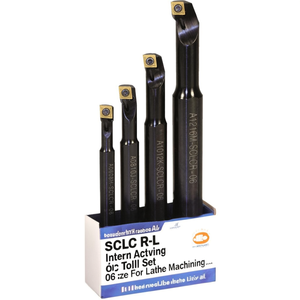 SCLC R/L Internal Turning <b>Tool</b> Set Positive Insert Turning <b>Tools</b> 06 Size For <b>Lathe</b> Machining - Product Image 2