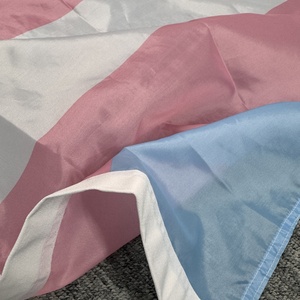 Alta calidad personalizada 3x5 FT Bigender Pride Flag orgullo bandera LGBT desfile productos colorido Arco Iris impermeable - Product Image 5