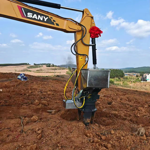 XUVOL Agricultural Forestry Machinery Plantation Equipment 6-9T Excavator Attachment Pit Rotator Double-bin <b>Fertilizer</b> <b>Spreader</b> - Product Image 1