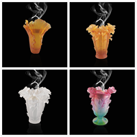 Brûleur à encens en cristal du Moyen-Orient, Madkhan, Mubkhar, Bakhoor, cadeau islamique, encensoir en cristal