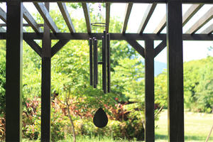 Dionysusartcrafts IC00242BK 2024 Nouveauté en gros Tubes sonores en métal accordés musicalement pour la guérison sonore Carillons éoliens 42 pouces 16,5 cm d'épaisseur Jardin - Product Image 4