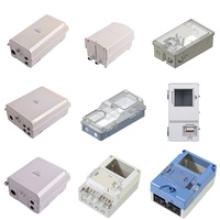 Placa de panel eléctrico de plástico IP 43, caja electrónica personalizada en el extranjero, caja de medidor monofásico de posición de medidor único