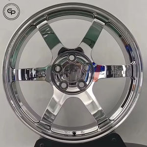Gpw ล้อโครเมียมปลอมแปลงแบบ <span class=keywords><strong>TE37</strong></span> 19 20นิ้วขอบลึก5X114.3 5X120สำหรับ370Z 350Z Supra <span class=keywords><strong>Civic</strong></span> เป็น BMW F30 G20 F32 G22 M4 M3 - Product Image 4