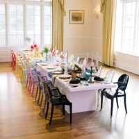 Chaises de fête pour enfants, extérieur, intérieur, cristal acrylique PC, plastique, anniversaire, événements, enfants, enfants, fauteuils fantômes roses pour mariage