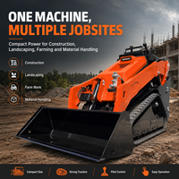 Minipala Gommata LOGWAY di Alta Qualità con Avviamento a Batteria Marina per Lavori Agricoli e Movimentazione Materiali