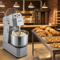 Mélangeur de poudre électrique industriel SK-80T, lot de 2, grande capacité, en acier inoxydable 304, tout-en-un pour usine de boulangerie