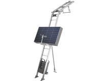 Lève-charge électrique à câble en alliage personnalisé pour panneaux solaires, système d'élevage de modules photovoltaïques sur toit, excellent système d'échelle PV