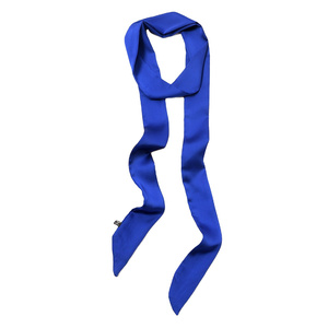 Petit foulard carré en satin de polyester imprimé avec logo personnalisé pour uniforme d'hôtesse de l'air et promotion d'entreprise - Product Image 4