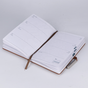 Cuaderno diario A5 Diari con hebilla magnética diario de cuero personalizado de alta calidad <span class=keywords><strong>2024</strong></span> - Product Image 2