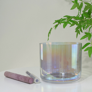 Bol chantant en cristal de quartz 432 Hz, bols sonores en cristal, instruments de guérison sonore, cristal de quartz, instruments de musique, yoga, méditation - Product Image 1