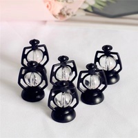 Mini lampe à pétrole rétro en métal, accessoires de décoration pour maison de poupée DIY