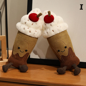 Peluche Fun Marion Chocolate Milkshake, Poupée en Peluche, Cadeau, Oreiller de Sommeil, Ornement de Canapé - Product Image 5