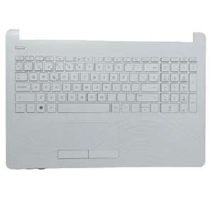 Clavier d'ordinateur portable compatible avec le boîtier supérieur, blanc mat, conçu pour les modèles 15-bs / 15-bw. Comprend des clés et un cadre adaptés. - Product Image 1
