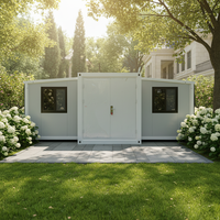 Maison conteneur modulaire pliable pour bureau, immeuble, appartement, villa – Design moderne du milieu du siècle, anti-corrosion