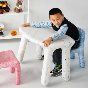 Voorschoolse Meubels Kids Gerecycled Plastic Tafel En Kinderstoel