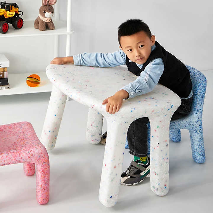 Kids Recycled Plastic Table and Chairs: Durable, Safe & Eco-Friendly Play Furniture