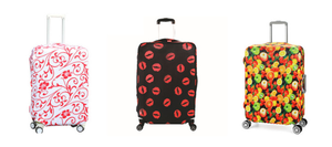 BSCI sac de valise de protection fabriqué en usine Spandex housse de <span class=keywords><strong>bagage</strong></span> personnalisée - Product Image 6