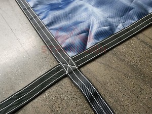 Cubierta de seguridad de malla superdensa para piscina, cubierta de natación de hoja de <span class=keywords><strong>invierno</strong></span>, cubierta de seguridad impermeable para piscina - Product Image 4
