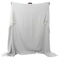 Zincir – couvertures turques multicolores XL, couvertures de luxe pour canapé, couvertures personnalisées pour décoration intérieure 100% coton