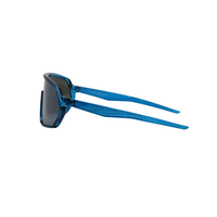 Lunettes de soleil surdimensionnées à monture PC avec logo personnalisé pour sports de plein air, verres polarisés TAC bleus, style randonnée et vacances, idée cadeau, protection UV400