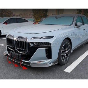 สปอยเลอร์กันชนหน้ารถยนต์ ชิ้นส่วนตกแต่งสำหรับ BMW ซีรีส์ 7 i7 G70 G73 M Sport 2023+ อุปกรณ์ป้องกันกันชน - Product Image 4