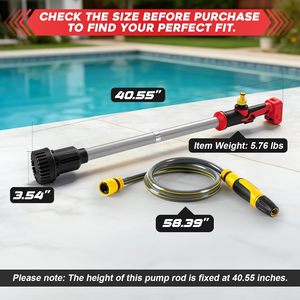 <span class=keywords><strong>Pompe</strong></span> de transfert d'eau sans balais FormiPow 1400 GPH, hauteur de refoulement 10 pieds et profondeur d'aspiration 39,5 pouces pour <span class=keywords><strong>piscine</strong></span>, jardin et bassin - Product Image 6