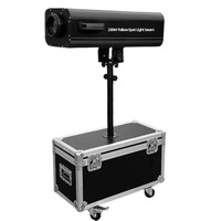 Projecteur de scène LED RGB 230W avec DMX512 et contrôle manuel CRI90 3200-6000K, Flight Case pour mariage et fête